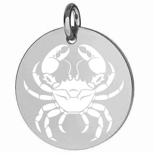 Stříbrný přívěsek znamení rak 19 mm