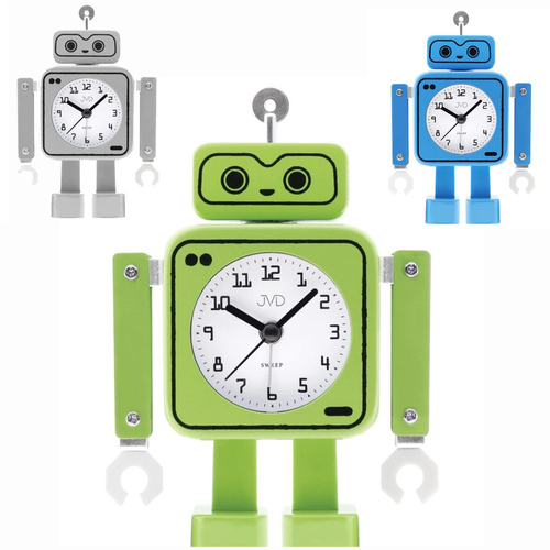 JVD SRP2305 - Dětský budík ROBOT s pohyblivýma rukama
