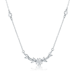 Náhrdelník JVD SVLN0607X86BI45 stříbrný