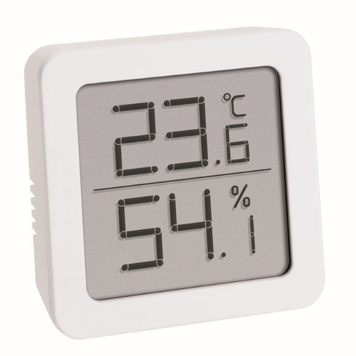 Digitální teploměr s vlhkoměrem TFA 30.5051.02 - bílý