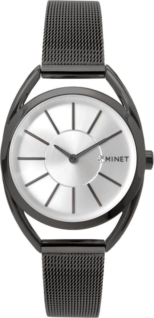 MINET Černé dámské hodinky ICON GREY MWL5217
