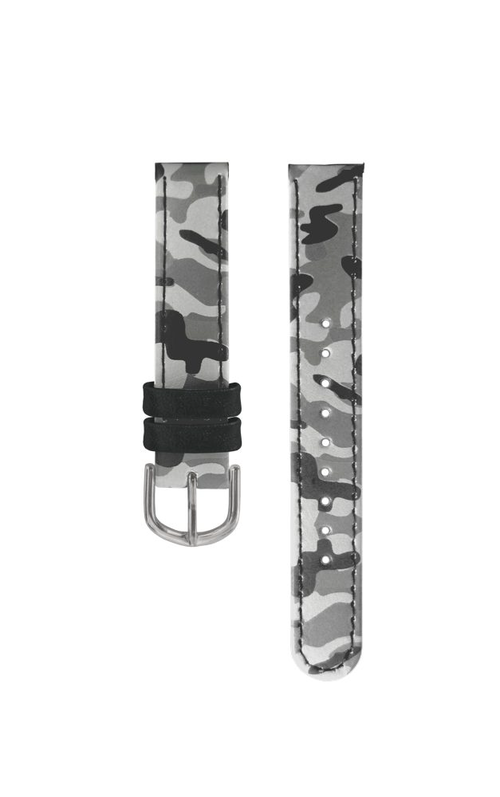 Šedý maskáčový řemínek k dětským hodinkám CLOCKODILE CSB0032