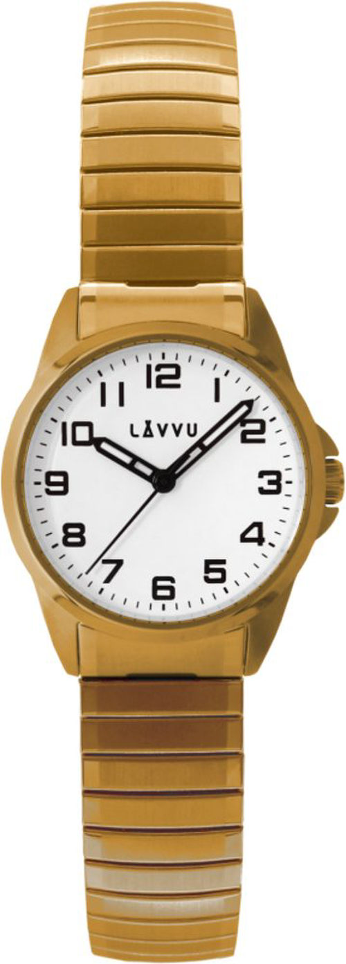 Dámské pružné hodinky LAVVU LWL5012 STOCKHOLM Small Gold