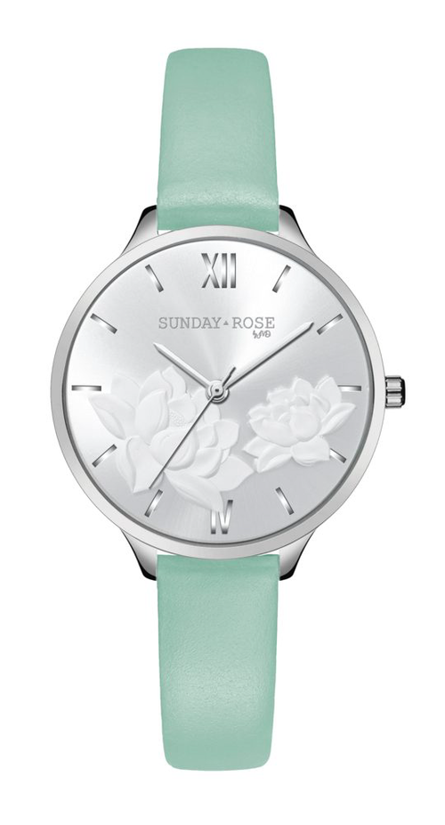 Hodinky SUNDAY ROSE Fashion Pastel Green SUN-F13