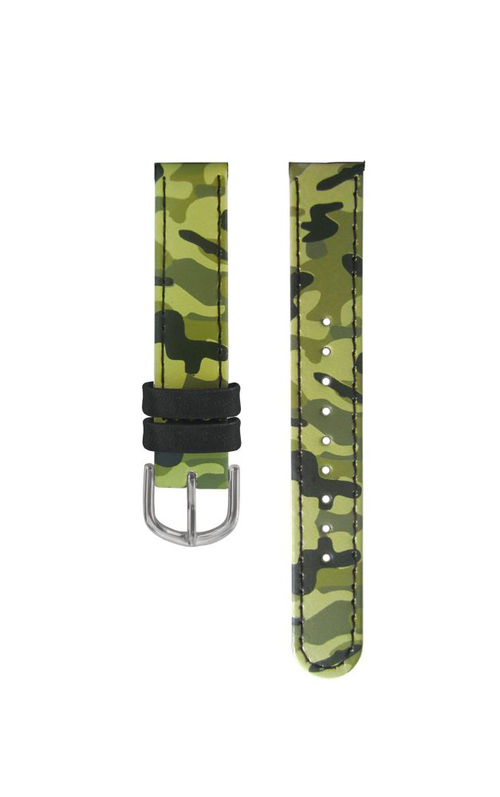 Zelený maskáčový řemínek k dětským hodinkám CLOCKODILE CSB0031