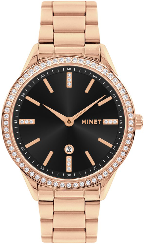 MINET Rose gold dámské hodinky AVENUE MWL5309