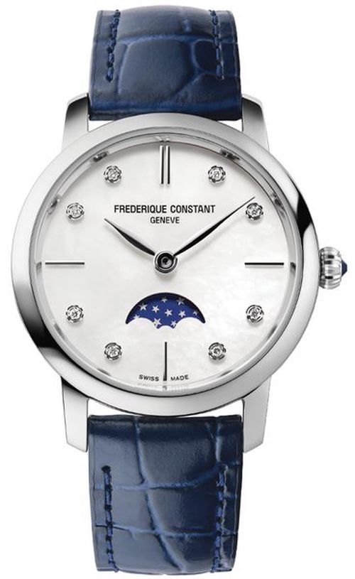 Frederique Constant Slimline Ladies Moonphase Quartz FC-206MPWD1S6