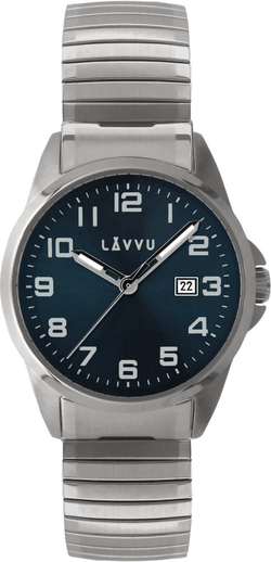 LAVVU Pánské pružné hodinky STOCKHOLM Big Blue LWM0021