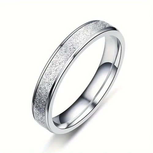 Snubní prsten z chirurgické oceli matný