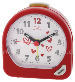 Budík Q JVD SR672.3 červený