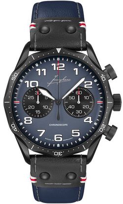 Junghans Meister Pilot Chronoscope Navy Blue Limited Edition 27/3396.00