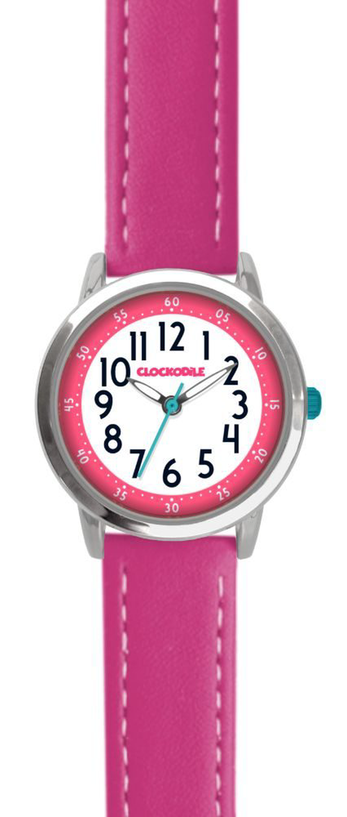 CLOCKODILE Tmavě růžové dívčí dětské hodinky CWG5078