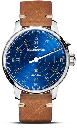 MeisterSinger Bell Hora BHO918G - Vintage kožený řemínek barvy cognac