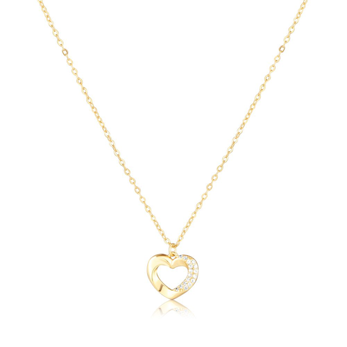 Náhrdelník JVD SVLN0643X61GO45 stříbrný