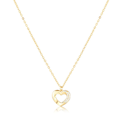 Náhrdelník JVD SVLN0643X61GO45 stříbrný