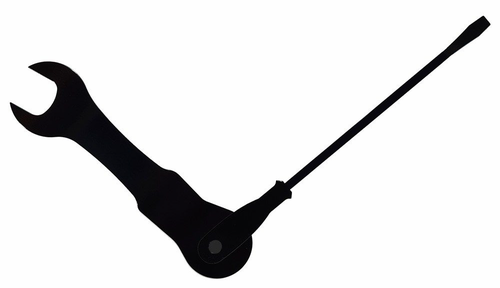 Hodinový strojek s tichým chodem včetně ručiček HRP50