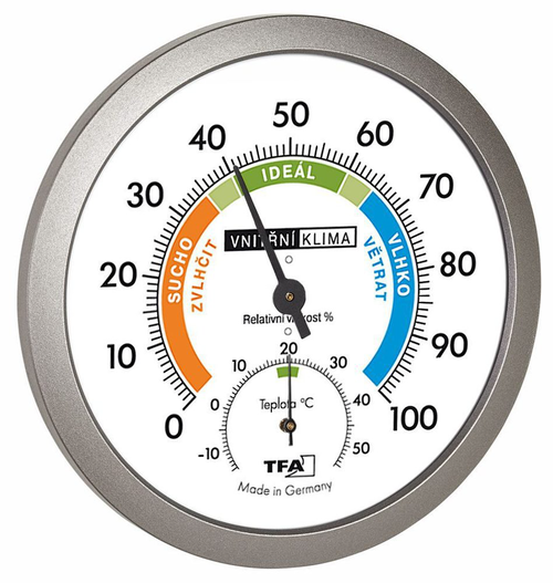 Kombinace (Teploměr + Vlhkoměr) 120 mm - TFA 45.2042.50CZ
