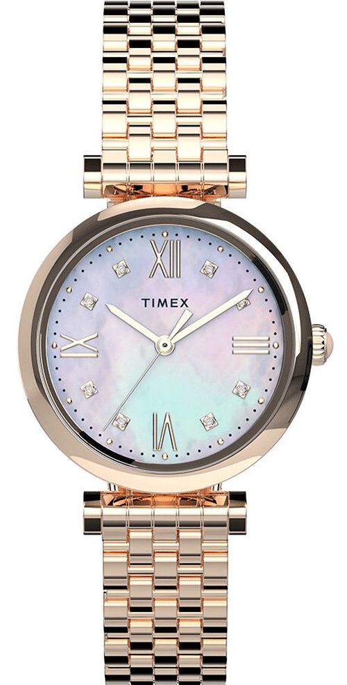 TIMEX Parisienne 28mm Stainless Steel Bracelet Watch TW2T78800