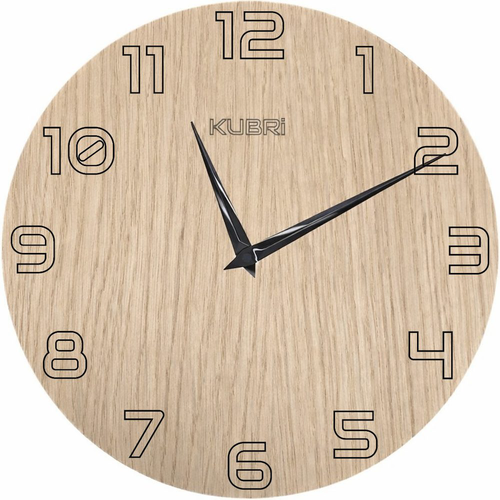 KUBRi KU3011 - hodiny od českého výrobce s tichým chodem