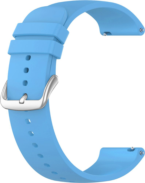 LAVVU LS00J22 Světle modrý silikonový řemínek na hodinky - 22