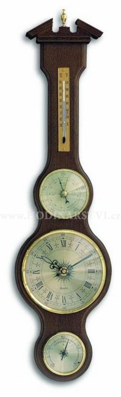 Meteostanice kaplička TFA 45.3004.03 s teploměrem, vlhkoměrem, barometrem a hodinami