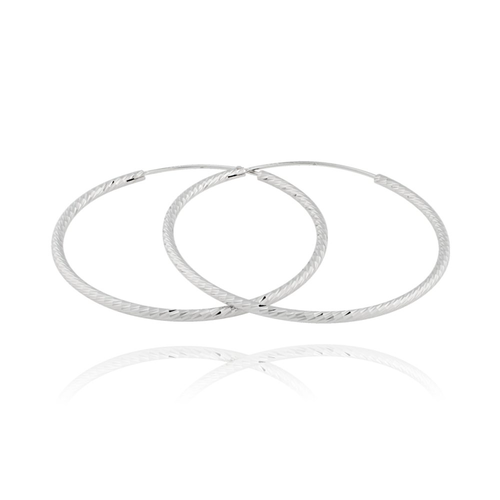 Náušnice JVD stříbrné