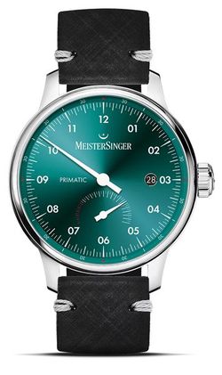 MeisterSinger Primatic PR919 - Černý kožený řemínek