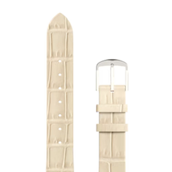 Řemínek kožený/cream croco