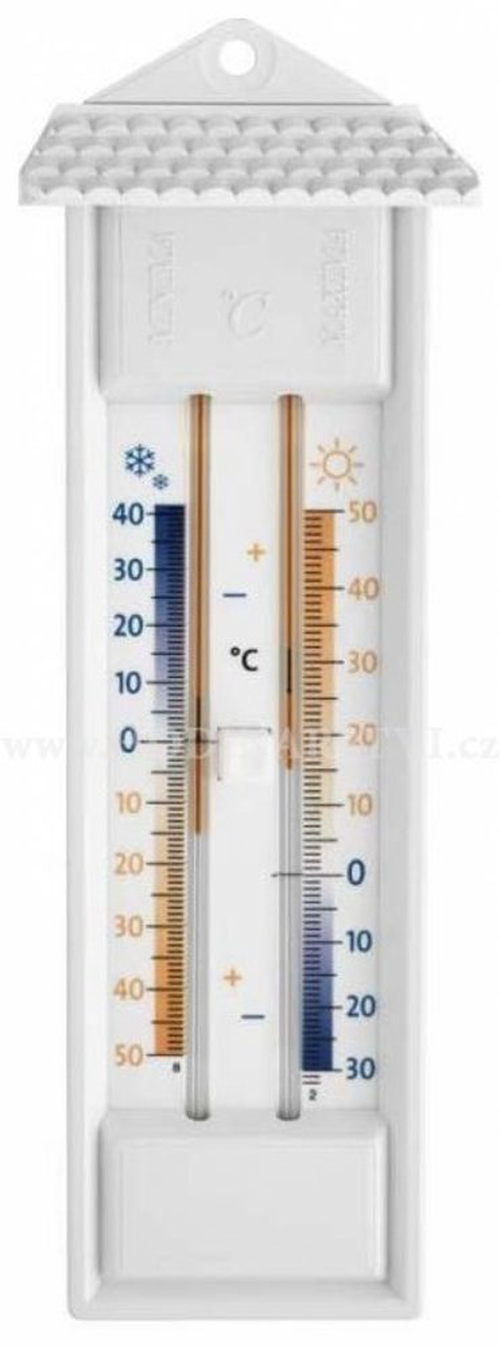 Teploměr min-max - bílý s barevnou stupnicí TFA 10.3014.02.01