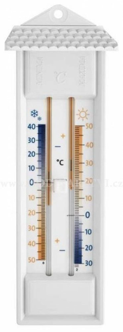 Teploměr min-max - bílý s barevnou stupnicí TFA 10.3014.02.01