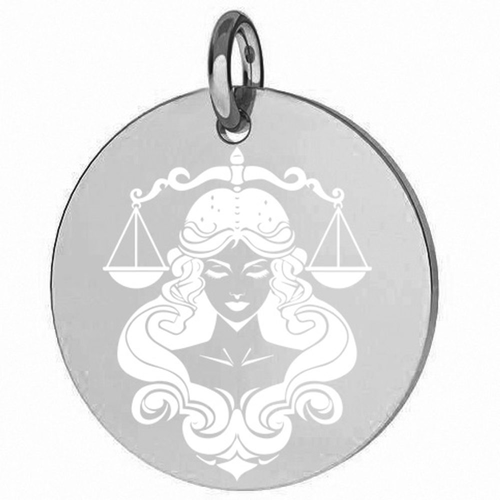 Stříbrný přívěsek znamení váhy 16 mm