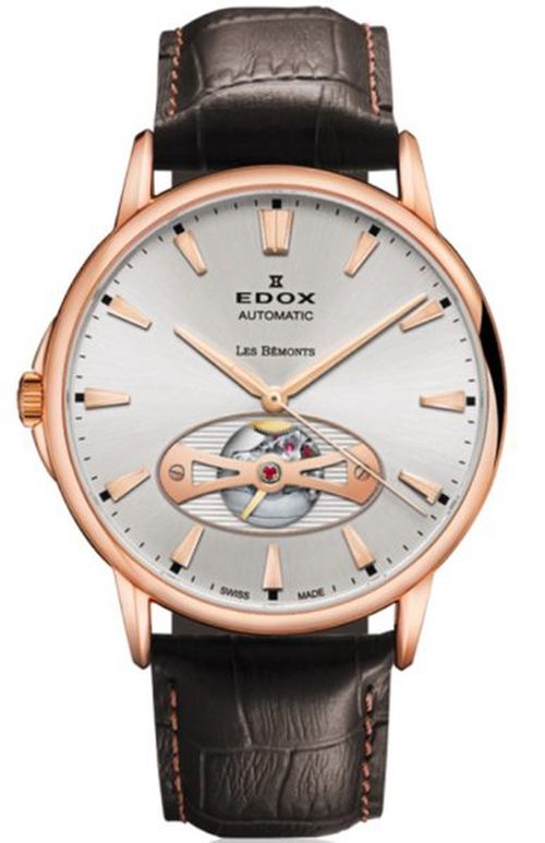 EDOX Les Bémonts Automatic Open Heart 85021-37R-AIR