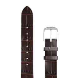 Řemínek kožený/hnědý croco