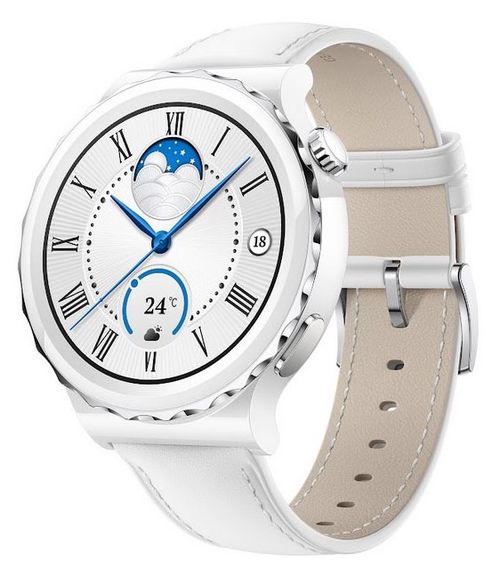 HUAWEI WATCH GT 3 Pro 43mm Frigga-B19V White Leather Strap 55028825