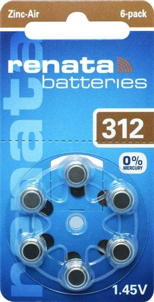 TFA Baterie do naslouchadel Renata ZA312