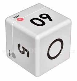 Digitální časovač TFA 38.2032.02 CUBE - bílý