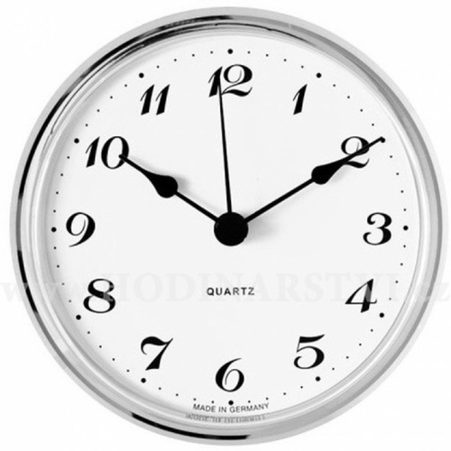 Hodiny na zabudování o průměru od 35 mm do 106 mm