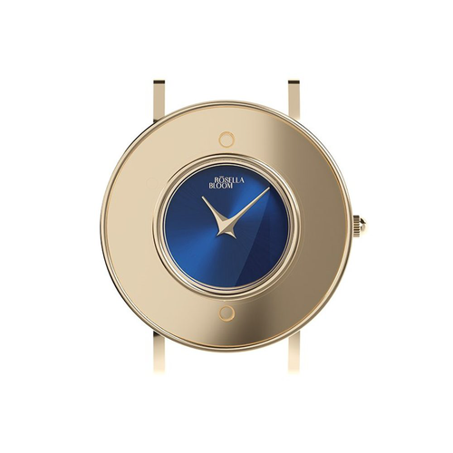 Zlaté pouzdro/modrý číselník