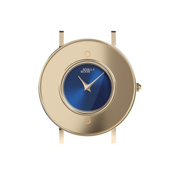 Zlaté pouzdro/modrý číselník