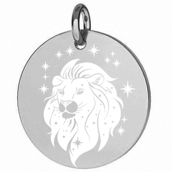 Stříbrný přívěsek znamení lev 16 mm